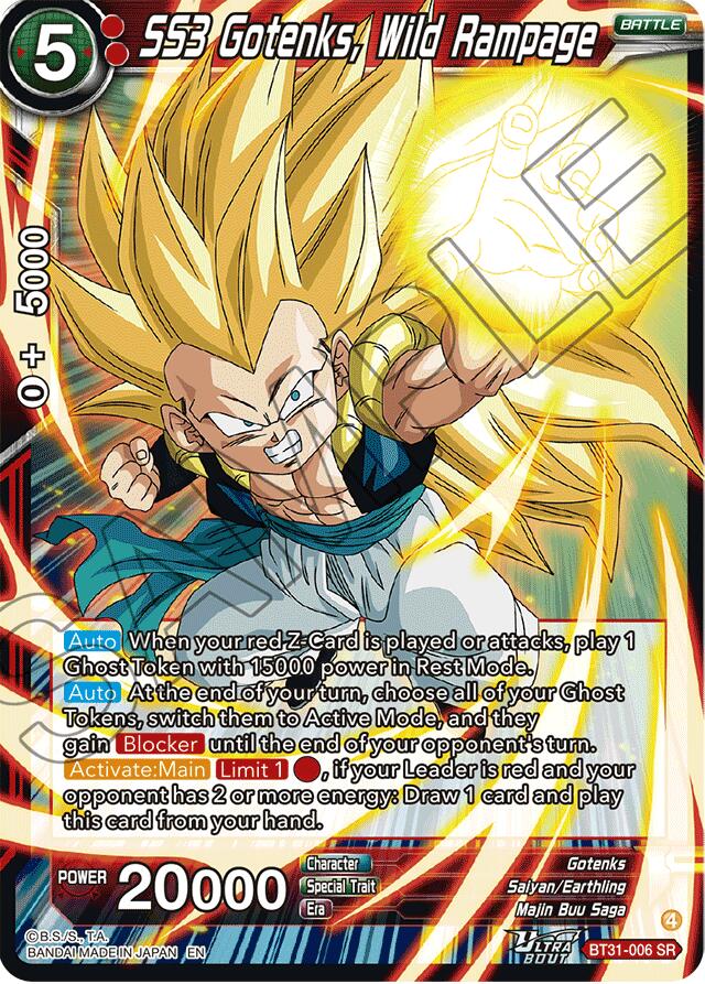 SS3 Gotenks, Wild Rampage