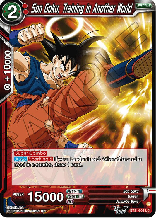Son Goku, Training in Another World