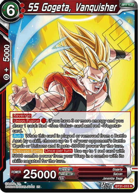 SS Gogeta, Vanquisher