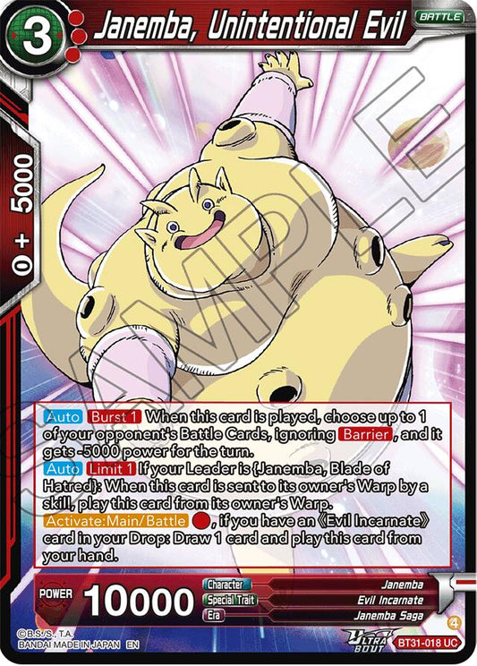 Janemba, Unintentional Evil