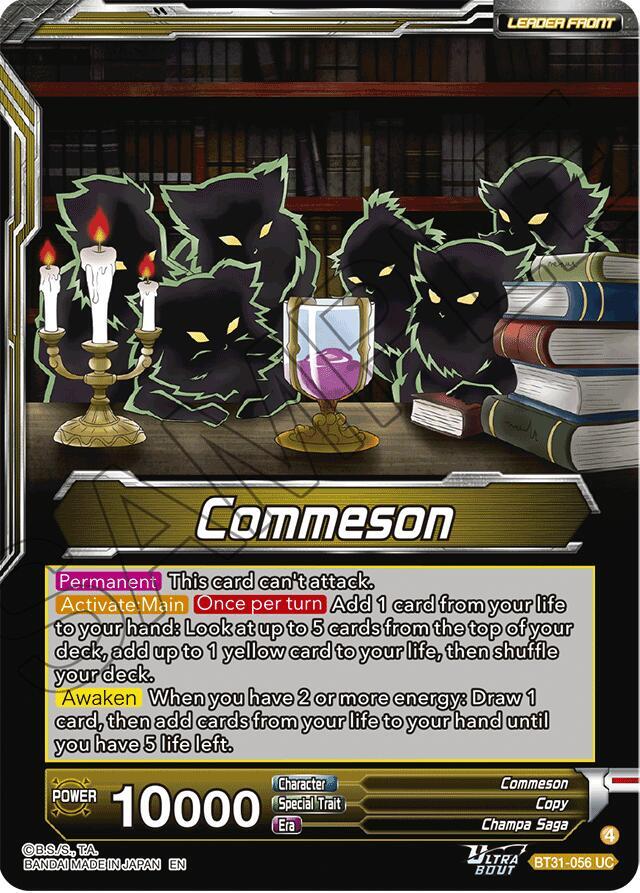 BT31-056 Commeson // (Duplicate) Vegeta, Weapon Tainted by Evil