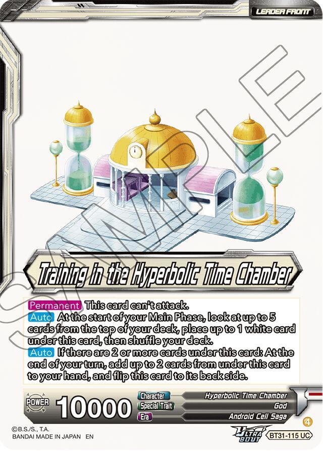 BT31-115 Training in the Hyperbolic Time Chamber // Completed Training in the Hyperbolic Time Chamber
