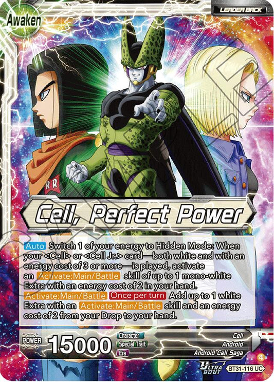 Cell // Cell, Perfect Power