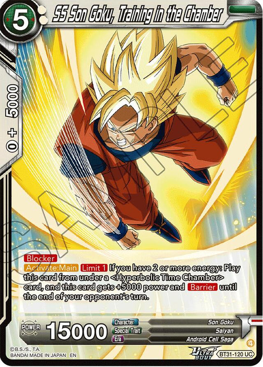 SS Son Goku, Training in the Chamber
