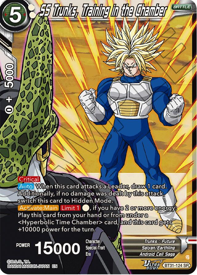 SS Trunks, Training in the Chamber