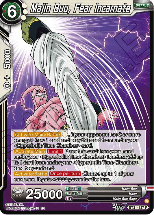 Majin Buu, Fear Incarnate