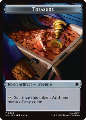 Treasure (022) // Construct (014) Double-Sided Token [MSC - 22]