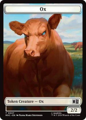 Ox (007) // Construct (014) Double-Sided Token [MSC - 7]