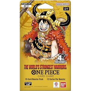 The World's Strongest Warriors Sleeved Booster Pack One Piece Card Game The World's Strongest Warriors