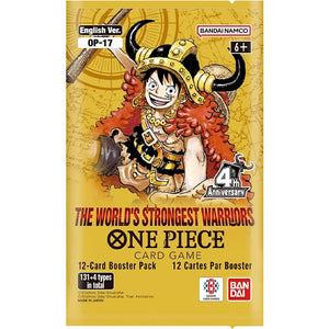 The World's Strongest Warriors Booster Pack One Piece Card Game The World's Strongest Warriors
