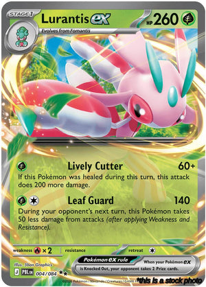 Holofoil Lurantis ex - 004/084 [004/084 Near Mint ]