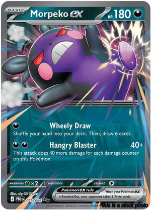 Holofoil Morpeko ex - 055/084 [055/084 Near Mint ]