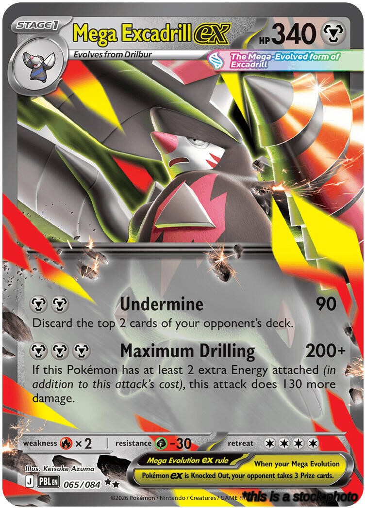 065/084 Mega Excadrill ex Double Rare Holofoil