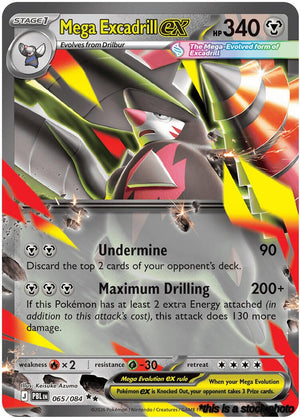 065/084 Mega Excadrill ex Double Rare Holofoil