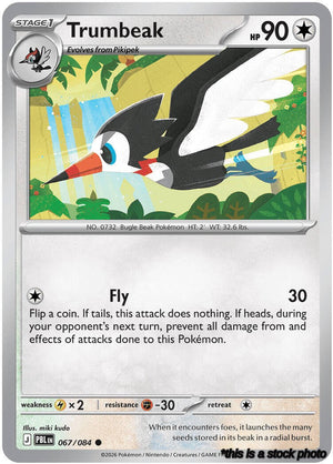 Reverse Holofoil Trumbeak [067/084 Near Mint ]