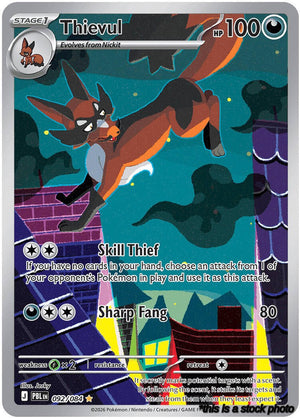 Holofoil Thievul - 092/084 [092/084 Near Mint ]