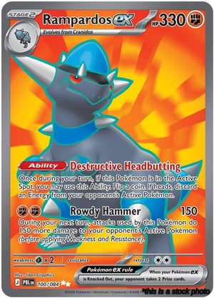 Holofoil Rampardos ex - 100/084 [100/084 Near Mint ]