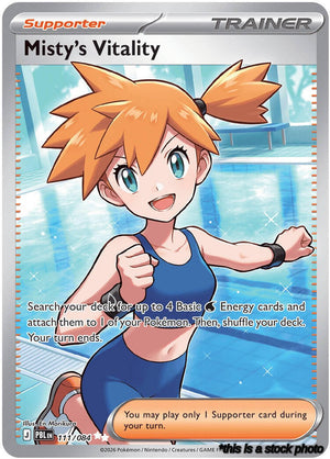 Holofoil Misty's Vitality - 111/084 [ Near Mint ]