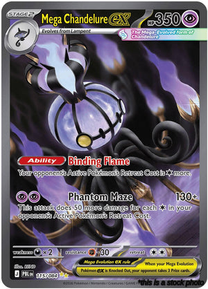 Holofoil Mega Chandelure ex - 115/084 [115/084 Near Mint ]