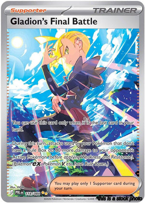 Holofoil Gladion's Final Battle - 118/084 [118/084 Near Mint ]
