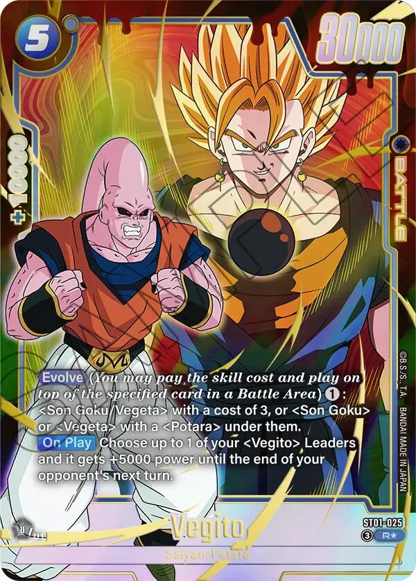 Vegito - ST01-025 (Alternate Art)