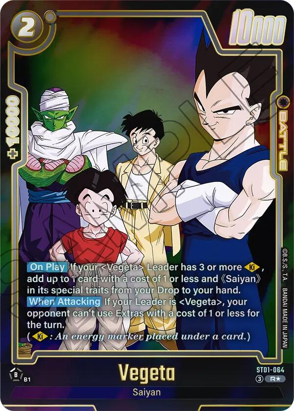 Vegeta - ST01-064 (Alternate Art)