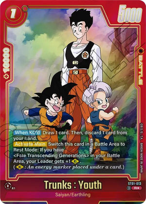 ST01-013 Trunks : Youth - ST01-013 (Alternate Art)