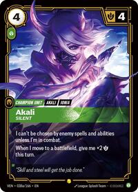 Akali - Silent (Alternate Art) [038a/166]
