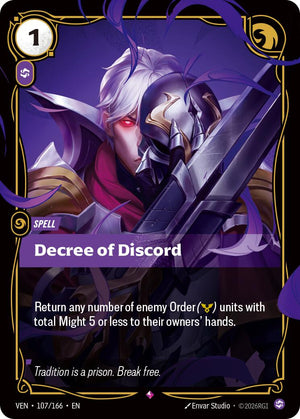 107/166-VEN Decree of Discord Rare