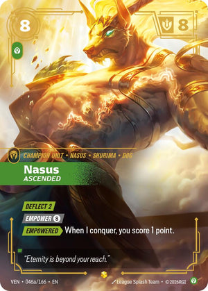 046a/166-VEN Nasus, Ascended (Alternate Art) Showcase