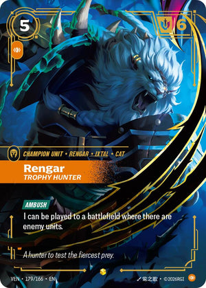 Rengar - Trophy Hunter (Overnumbered) [179/166]