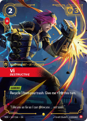 167/166-VEN Vi, Destructive (Overnumbered) Showcase