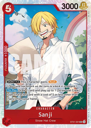Sanji [ST31-001] Starter Deck 31: RED Monkey.D.Luffy