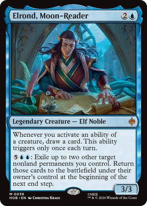 Elrond, Moon-Reader [HOB/36] 2026 Magic: The Gathering