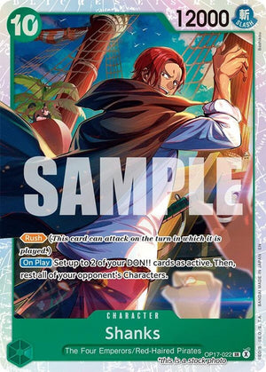 OP17-022 Shanks (022) Super Rare