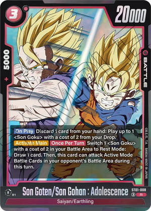 ST01-008 Son Goten/Son Gohan : Adolescence
