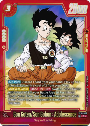 ST01-008 Son Goten/Son Gohan : Adolescence (Alternate Art)