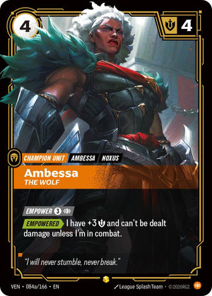 Ambessa, The Wolf (Alternate Art) [084a/166]