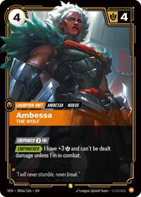 Ambessa - The Wolf (Alternate Art) [084a/166]