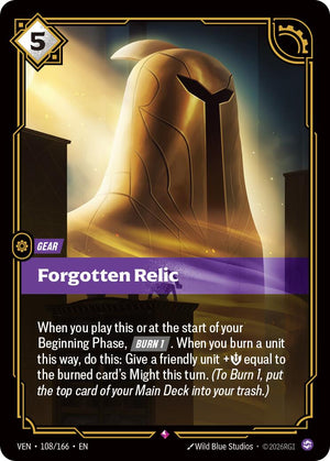 108/166-VEN Forgotten Relic Rare