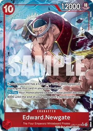 OP17-005 Edward.Newgate (005) (Alternate Art) Super Rare