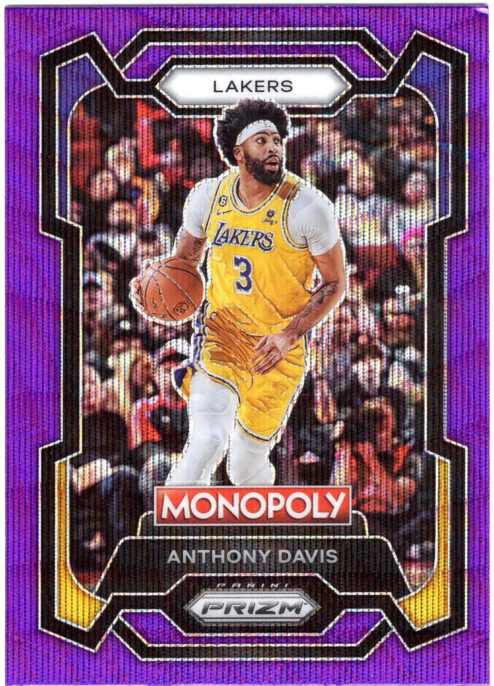 2023-24 Panini Prizm Monopoly #41 Anthony Davis Purple