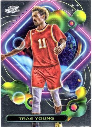 2023-24 Topps Chrome Cosmic #1 Trae Young