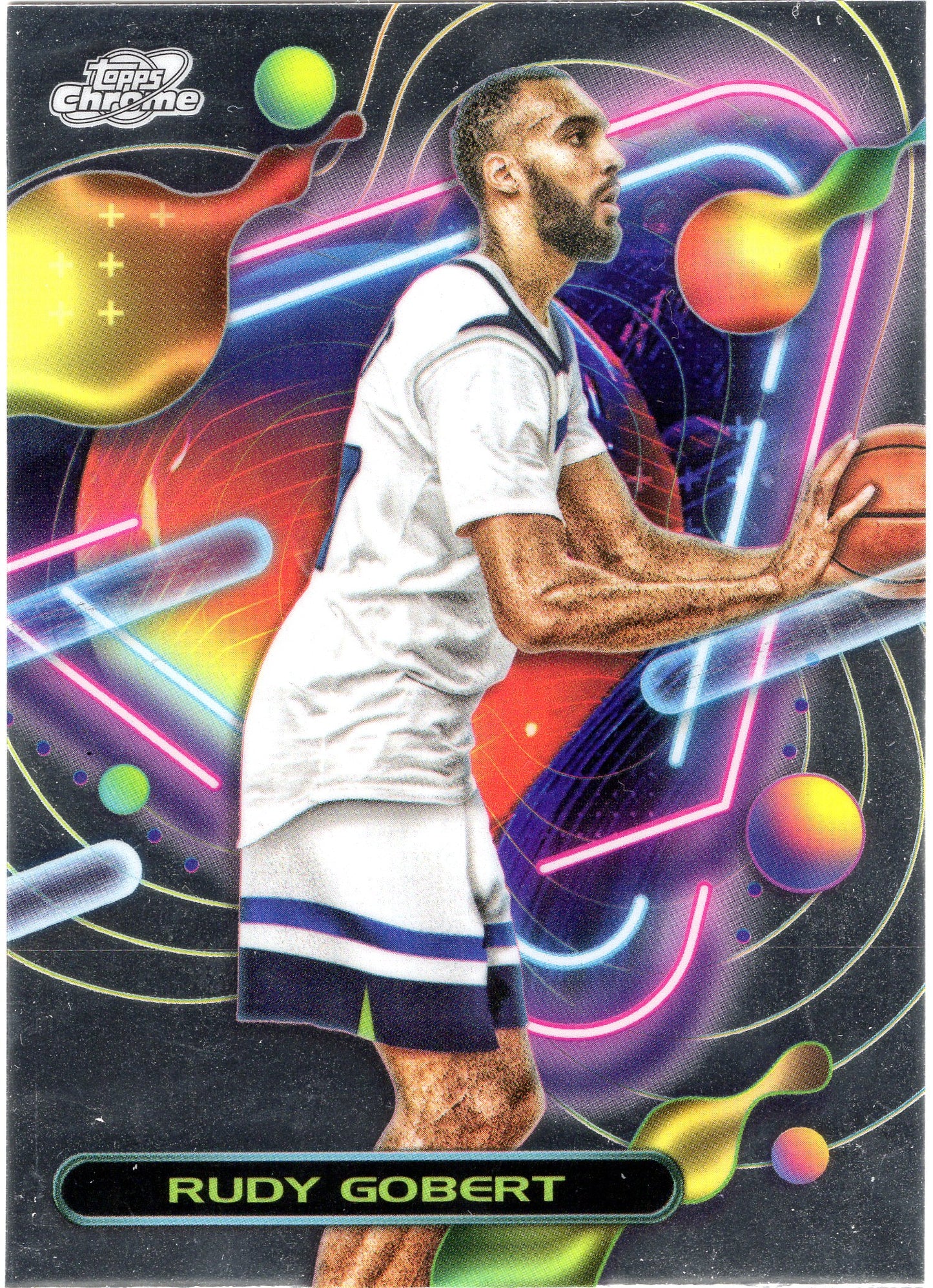 2023-24 Topps Chrome Cosmic #75 Rudy Gobert