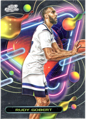 2023-24 Topps Chrome Cosmic #75 Rudy Gobert