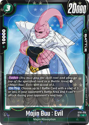 ST01-033 Majin Buu : Evil - ST01-033 (Dragon Ball Pattern)