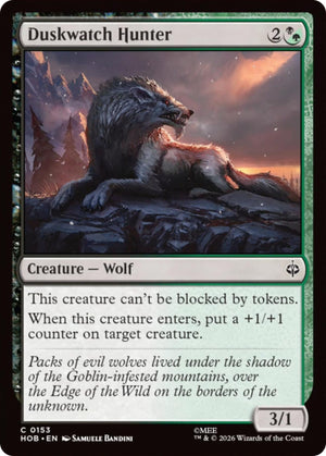 Duskwatch Hunter [HOB/153] 2026 Magic: The Gathering