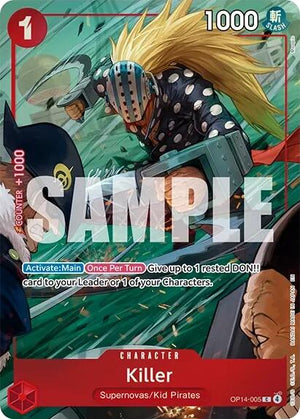 Killer (One Piece Card Game Illustration Box Vol. 8) One Piece Promotion Cards