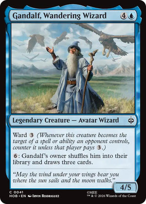 Gandalf, Wandering Wizard [HOB/41] 2026 Magic: The Gathering