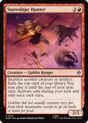 Snowslope Hunter [HOB/112] 2026 Magic: The Gathering